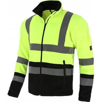 Pracovní obuv Silná pracovní fleecová bunda s reflexními prvky, výstražná, velikost XXL