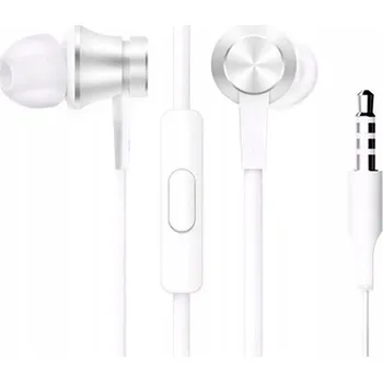 Sluchátka IN-EAR SLUCHÁTKA S MIKROFONEM 3,5 mm JACK, bílá