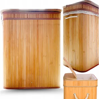 Koš na prádlo Volně stojící koš na prádlo Interlook 100 l hnědý