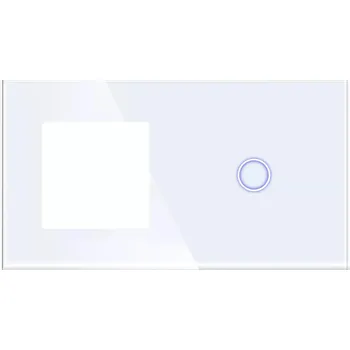 vypínač Dvojitý Rámeček DC Smart Home bílý