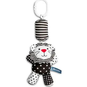 SENSILLO Závěsná hračka nejen do kočárku BLACK&WHITE - Lev