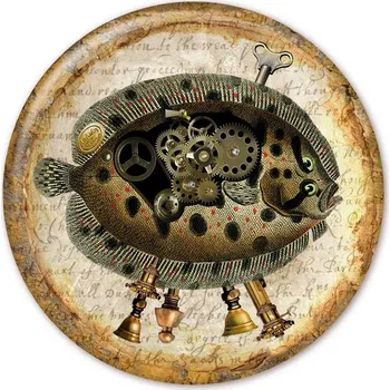 Placka Mechanický platýz - Steampunk