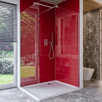 Sprchový kout walk-in 60x80 cm - sklo 8 mm - MSW13 - SWISS MEYER