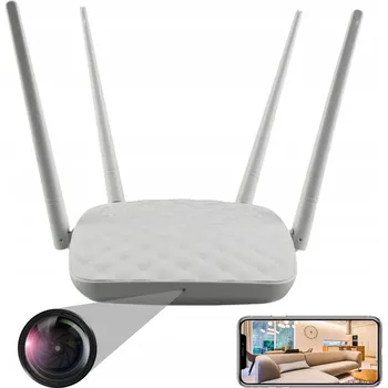 IP kamera SKRYTÁ KAMERA ZAMASKOVANÁ V ROUTERU S ŽIVÝM PŘENOSEM WIFI