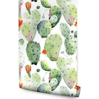 Fototapeta Tapeta rostliny kaktusy květiny skvrny do ložnice