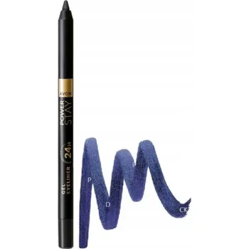 Oční linky Avon Gelová tužka na oči „24 hodin” Power Stay odstín Cobalt