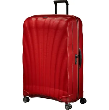 Samsonite Skořepinový kufr C-lite Spinner 86cm Červená 144 l