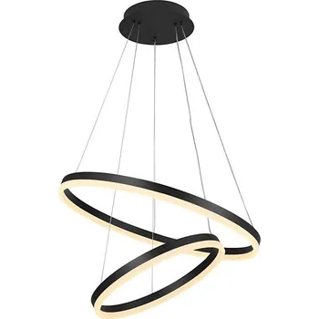 Brilagi - LED Stmívatelný lustr na lanku CIRCLE LED/70W/230V 3000-6500K černá+DO