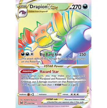 Sběratelská karetní hra Pokémon Drapion VSTAR 200/196 - Lost Origin