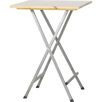 Zahradní stůl FUNSTAR 101735 zahradní stůl ocel, Borové dřevo šedá, přírodní