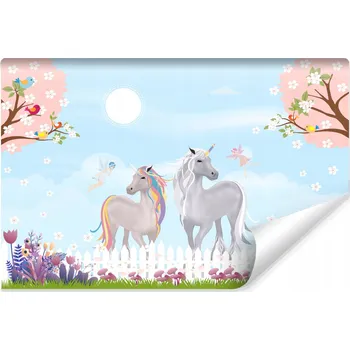 Fototapeta Fototapeta pro děti JEDNOROŽEC Louka 3D 300x210