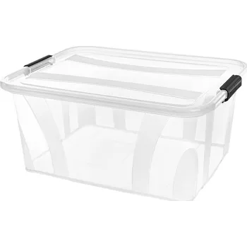 Úložný box Siena HOME úložný box Anzio transparentní 21 l (š x v x h) 510 x 385 x 148 mm 1 ks