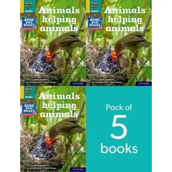 Cizojazyčná kniha Read Write Inc. Phonics: Yellow Set 5: NF Book Bag Book 1 Animals helping animals - Rushton, Abbie