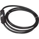 Hager GKWAD03025 propojovací kabel síťová zástrčka - síťová zásuvka Počet kontaktů: 2 + PE černá 2.50 m 1 ks