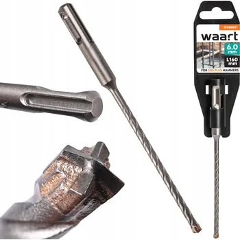 Vrták VRTÁK DO BETONU M6x160 SDS-Plus KŘÍŽOVÝ JUFISTO/WAART