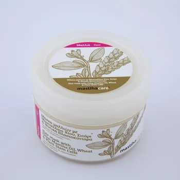 Vlasová maska s mastichou, pšenicí a rostlinnými kmenovými buňkami (Vlasová maska s mastichou, pšeničnými proteiny a vitaminem B. Udržuje vlasy silné a lesklé.)
