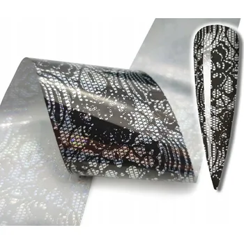 FÓLIE na nehty 100cm x 4cm KRAJKOVÁ