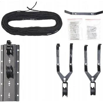 Věšák Stropní držák na kolo Unior, nosnost 22,5 kg, černý