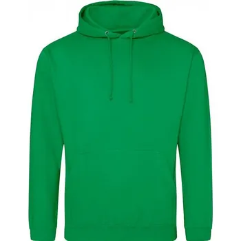 Pánská mikina Pánská klokanka Just Hoods s dvojitou kapucí Barva: zelená výrazná, Velikost: S JH001