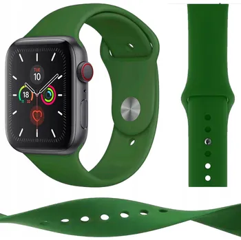 Pouzdro na mobilní telefon Silikonový řemínek wik-plast pro Apple, zelený