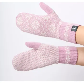 Rukavice Northman Alva merino palčáky, růžová S/M S/M