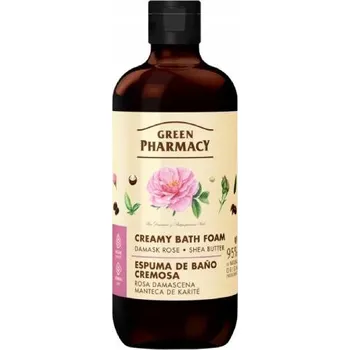 Koupelová pěna GREEN PHARMACY Krémová pěna do koupele Damašská růže a bambucké máslo 500 ml