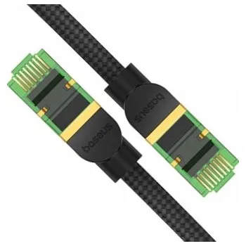 Síťový kabel Patchcord Baseus S/FTP 8.1 RJ45 / RJ45 0,5 m černý