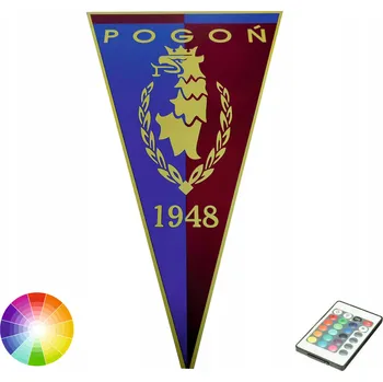 Lampička Erb POGOŃ Štětín noční lampa na zeď LED RGB + Dálkové ovládání