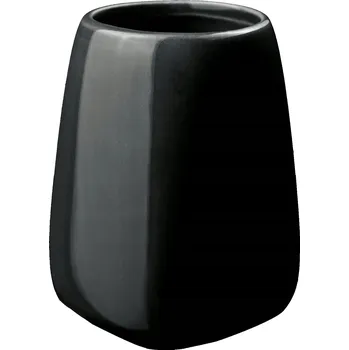 Držák na kartáček Kelímek do koupelny Kadax K8500 černý 7,8x11,1 cm