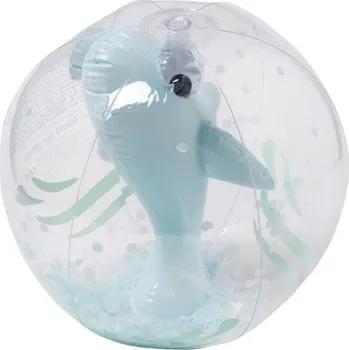 Sunnylife Nafukovací plážový míč 3D - Shark Tribe