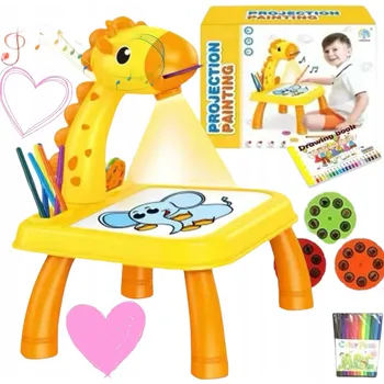 Projekční technika PROJEKTOR TABULE PROJEKTOR PRO KRESLENÍ POPISOVAČE KREATIVNÍ ZÁBAVA ŽIRAFA