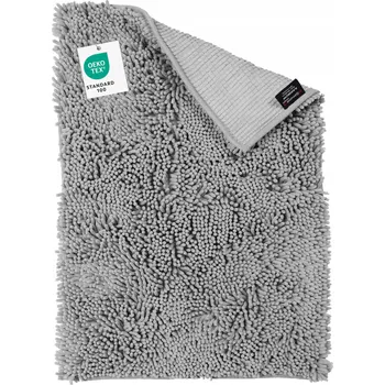 Obraz Koupelnová Předložka Savá Pratelná Šedá 40x60 cm