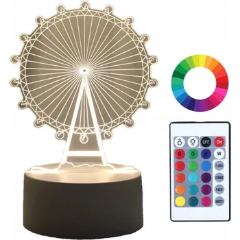 Lampička Plexido vícebarevná Noční lampa