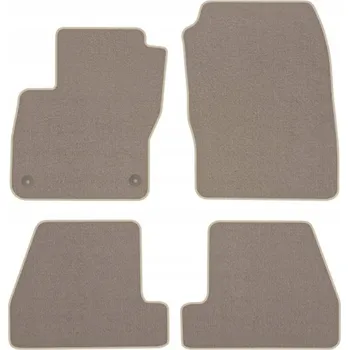 autokoberec Velurové autokoberce s upevněním v sadě Edecor