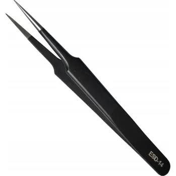 Kosmetická pinzeta Pinzeta Pinzeta Pinzeta rovná 121 mm VETUS ESD-14