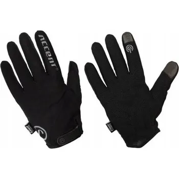 Cyklistické rukavice Cyklistické rukavice Accent XS černé