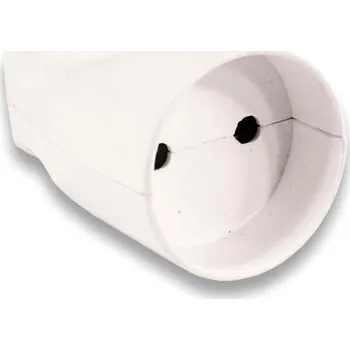 Elektrická zásuvka Elektrická Zásuvka rozbočka Polmark bílá