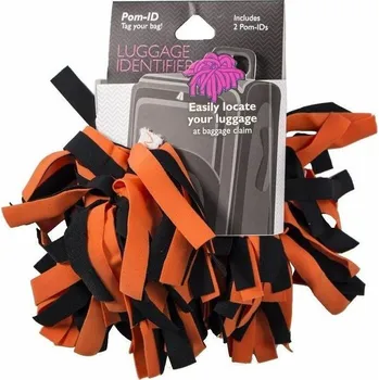 Příslušenství k zavazadlu Pomchies ID třásně na zavazadla black/fanta