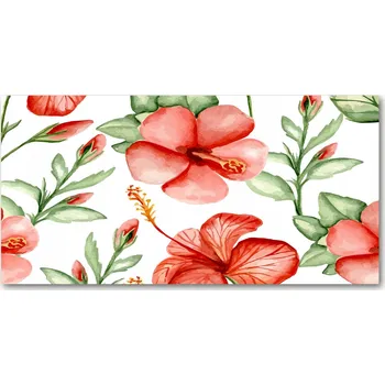 Obraz Kuchyňský panel Tropické květy 140x70 cm + LEPIDLO