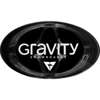 Příslušenství na snowboard Gravity Snowboards Grip Gravity Logo Mat Black/White