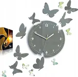 Nástěnné hodiny ModernClock šedé 45 cm