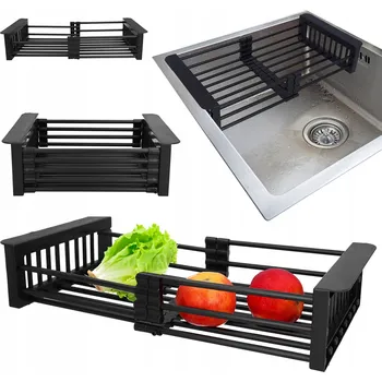 Odkapávač na nádobí ORGANIZÉR DO DŘEZU odkapávač na dřez sušák do kuchyně polička na kohoutek