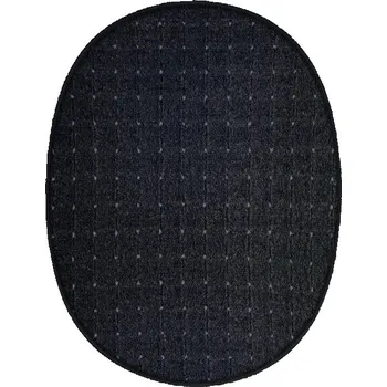 Koberec Kusový koberec Udinese antracit ovál, 80x120, šedá, chodba / předsíň, Vopi - 1 rok na vrácení + DOPRAVA ZDARMA k Vám i zpět