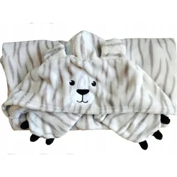 Dětská deka Dětská deka s kapucí 75 x 100 cm