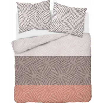 Povlečení SATÉNOVÉ POVLEČENÍ 220/200 DETEXPOL 100% BAVLNA Geometrie NOVÁ KOLEKCE