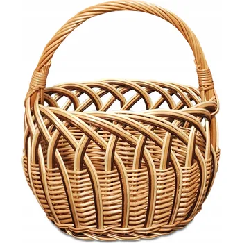 Nákupní košík proutěný béžový