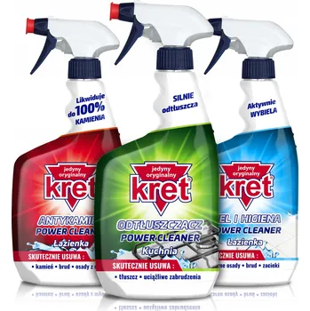 Čisticí prostředek Kret čisticí prostředek do kuchyně a koupelny MIX 1,86 l