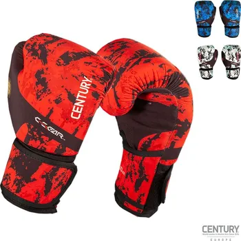Boxerské rukavice Kickboxerské rukavice C-GEAR Sport Respect schválené pro WAKO (omyvatelné) Červená/Černá 10 oz