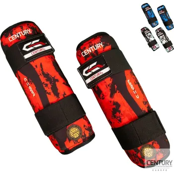 Chránič nohou Chrániče holení C-GEAR Sport Respect schválené pro WAKO (omyvatelné) Černo/červená Mládež