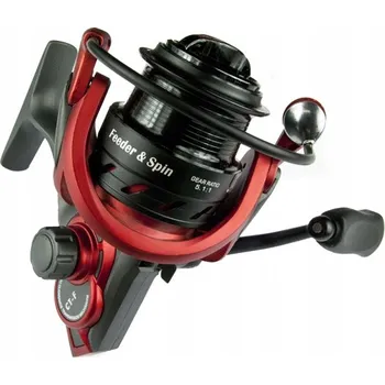 Rybářský naviják NAVÍJÁK FL 30F feeder + spinning 2v1 2x kovová cívka